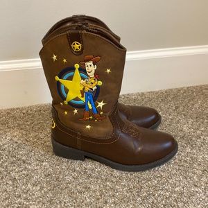 Toy Story youth cowboy boots size 12 EUC